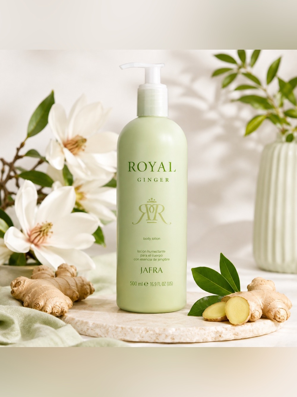 JAFRA Royal Ginger Body Lotion 16.9 oz / 500 ml New